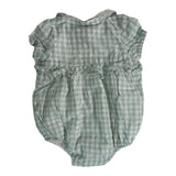 Babyromper kariert mit Mütze (68)