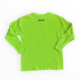 NEU Organic Langarm Waffle Shirt Lime (158/164)