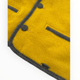 Jacke Schurwolle Senf (128)