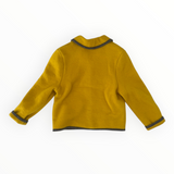 Jacke Schurwolle Senf (128)