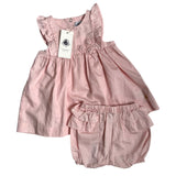 NEU Baby Kleid Roses mit Höschen (68)