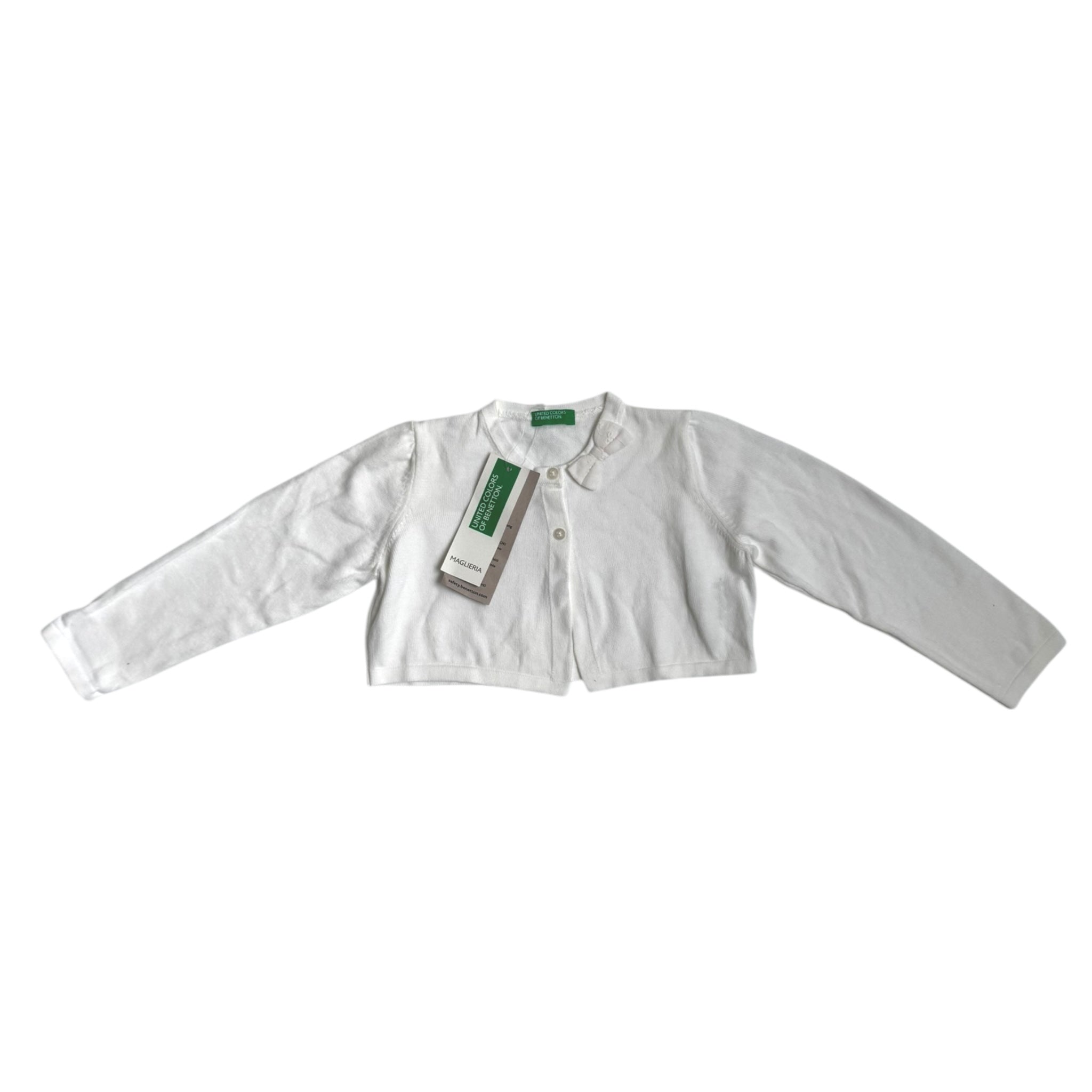 NEU Prelove Mädchen Strickjacke kurz United Colours of Benetton Größe 86/92