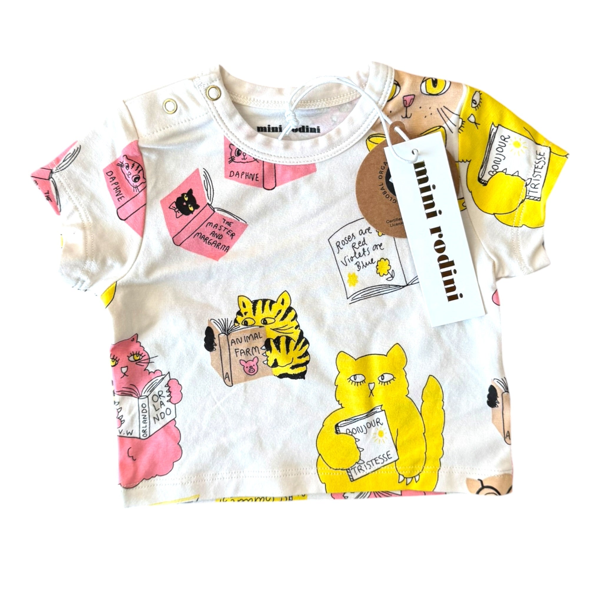 Neu Organic Baby T-Shirt mini rodini Gr. 56/62