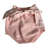 Baby Strickshort Rose Bow (68/74)