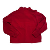 Langarm Cord Shirt Volant Red (128)