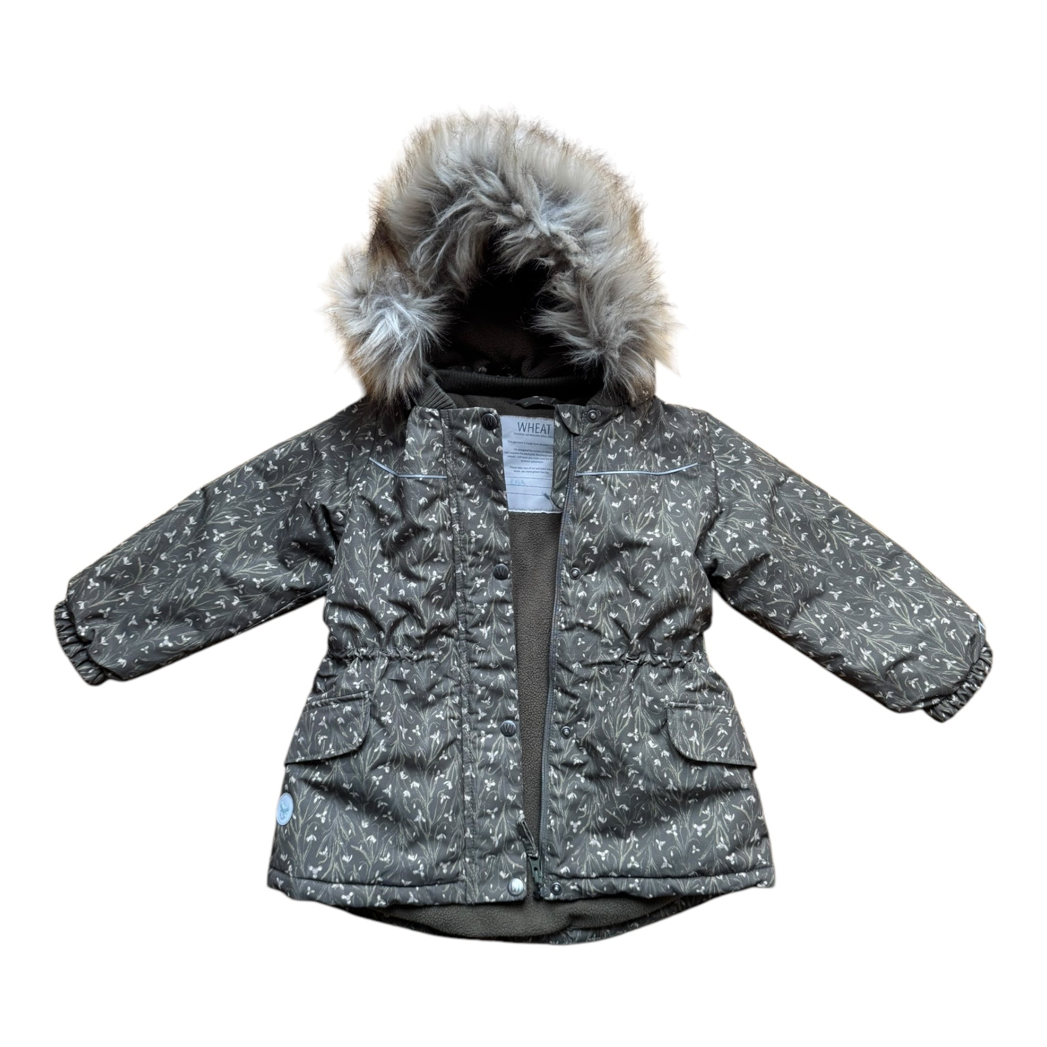 Prelove Winterjacke WHEAT green Love Größe 92