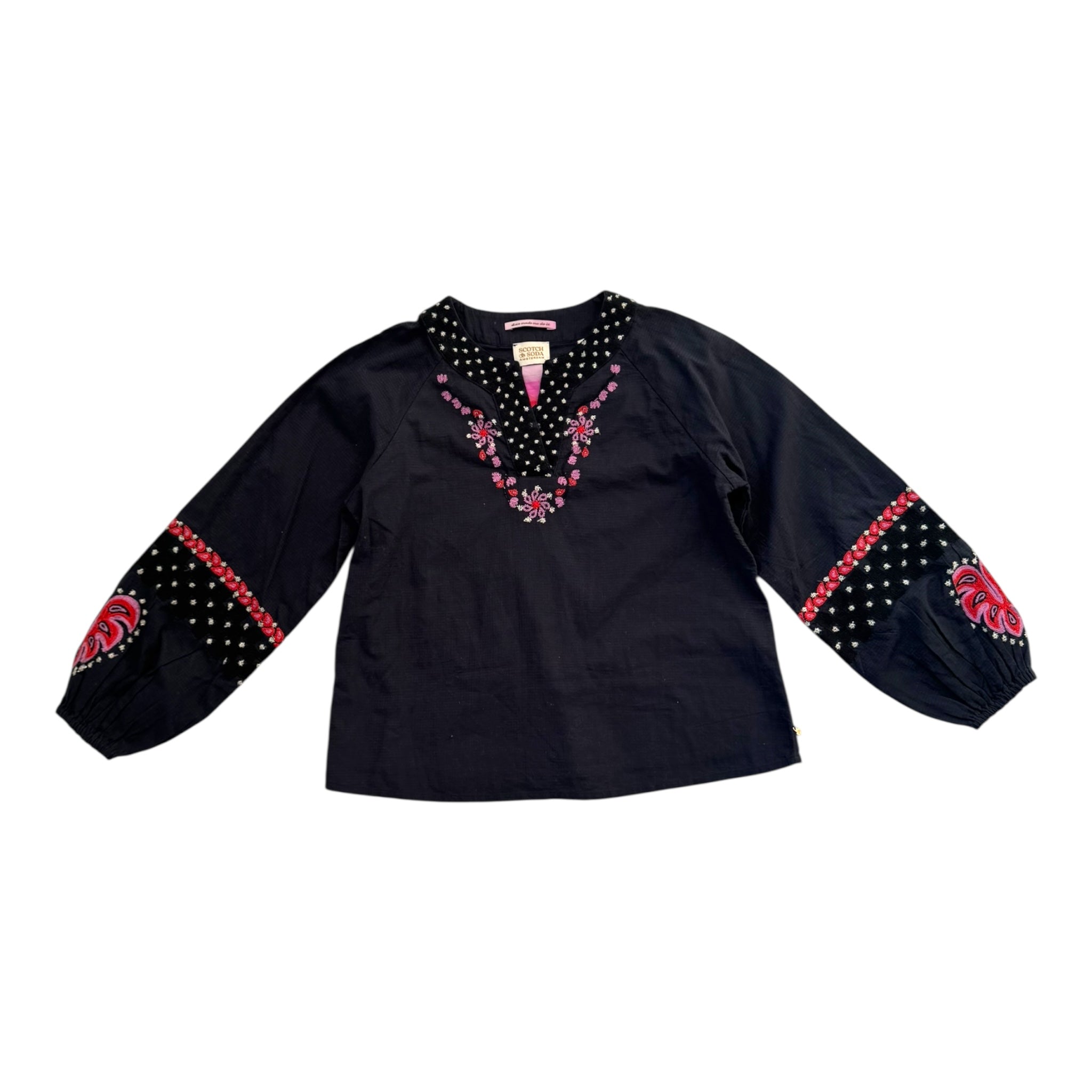 Prelove Secondhand Mädchen Bluse Scotch & Soda Gr. 140