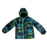 Skijacke Neon Stripes (122/128)