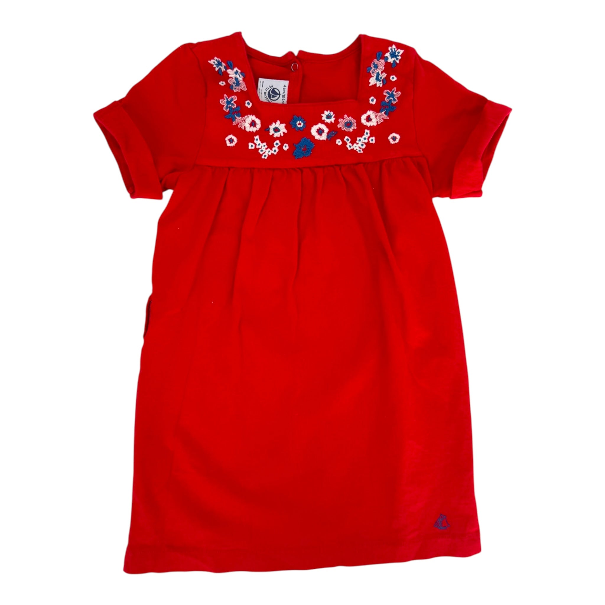 Prelove Secondhand Kleid Petit Bateau Größr 104