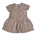 Prelove Secondhand Mädchen Kurzarm Kleid  Wheat Größe 92