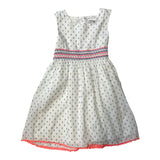 Kurzarm Kleid Aztek Neon (116)