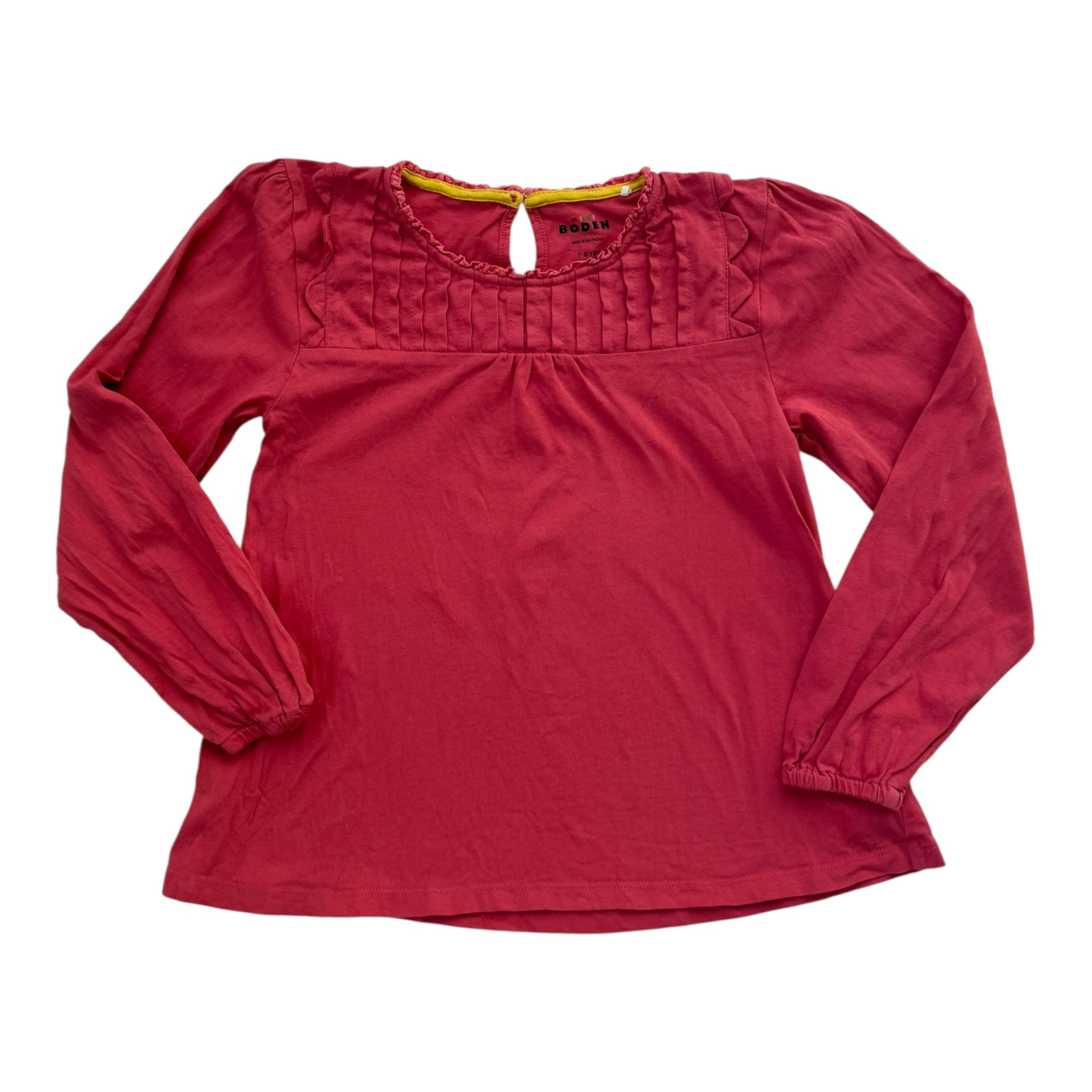 Prelove Secondhand Langarm Shirt Mädchen Mini Boden Gr. 128