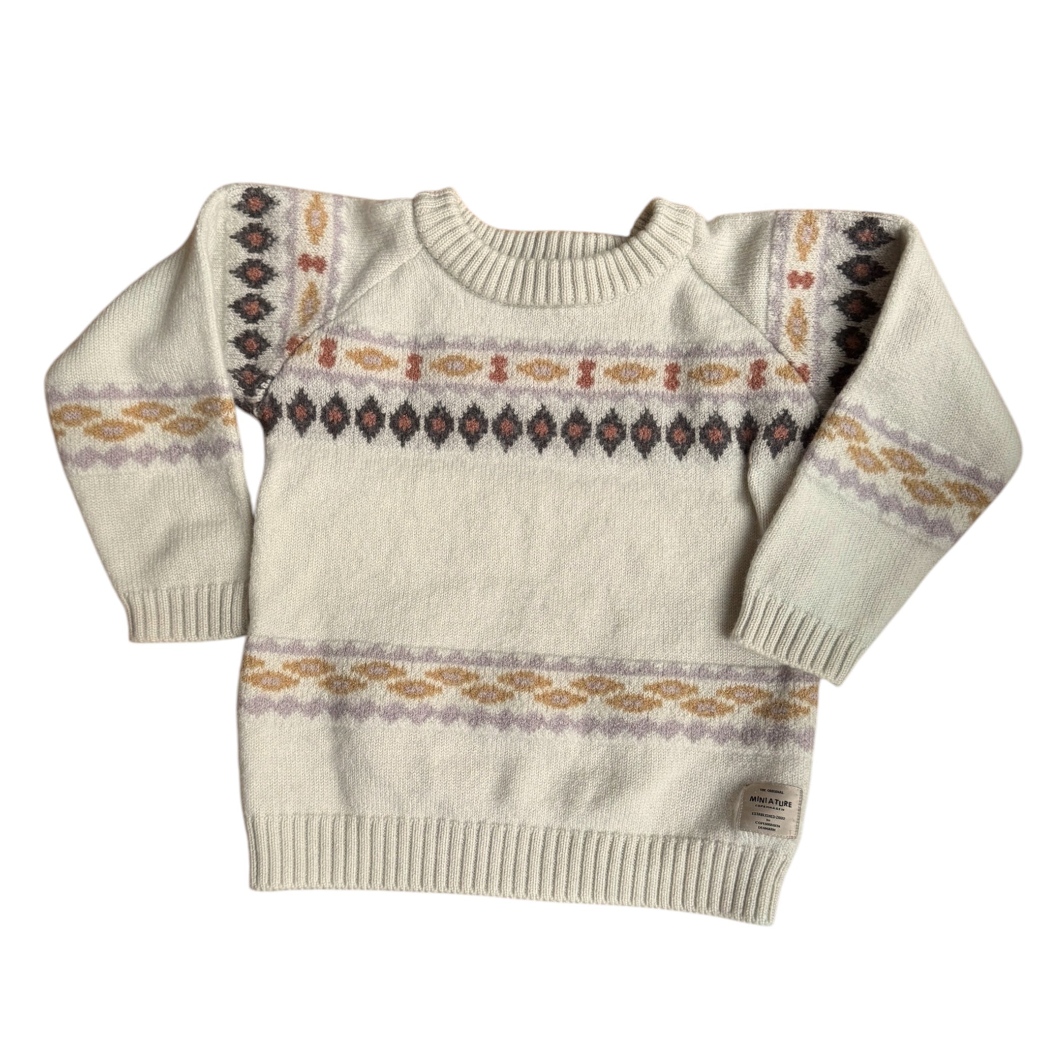 Prelove Pullover Mini A Ture Nordic Merino Größe 128