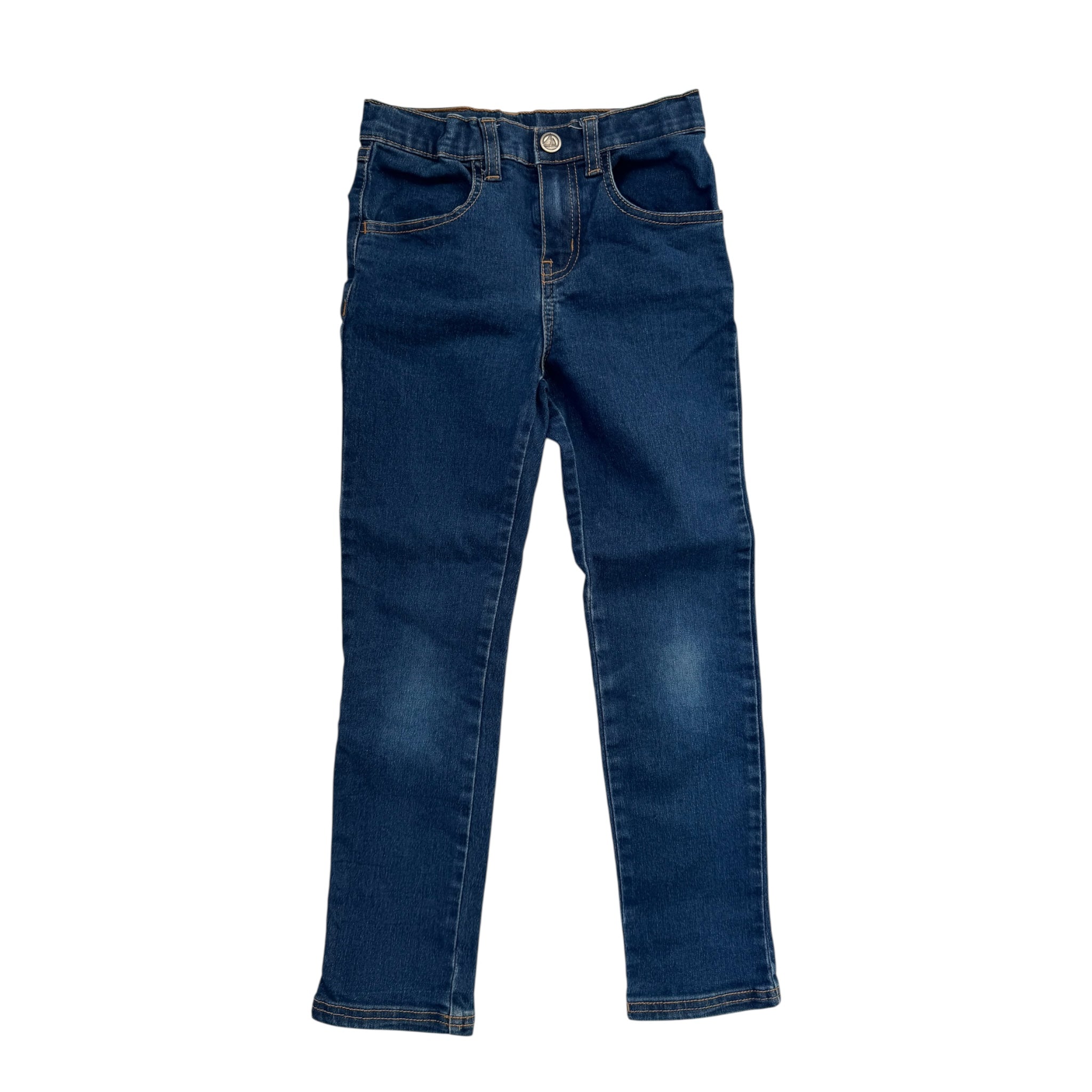 Prelove Secondhand Kinder Stretch Jeans Skinny Petit Bateau Gr. 128