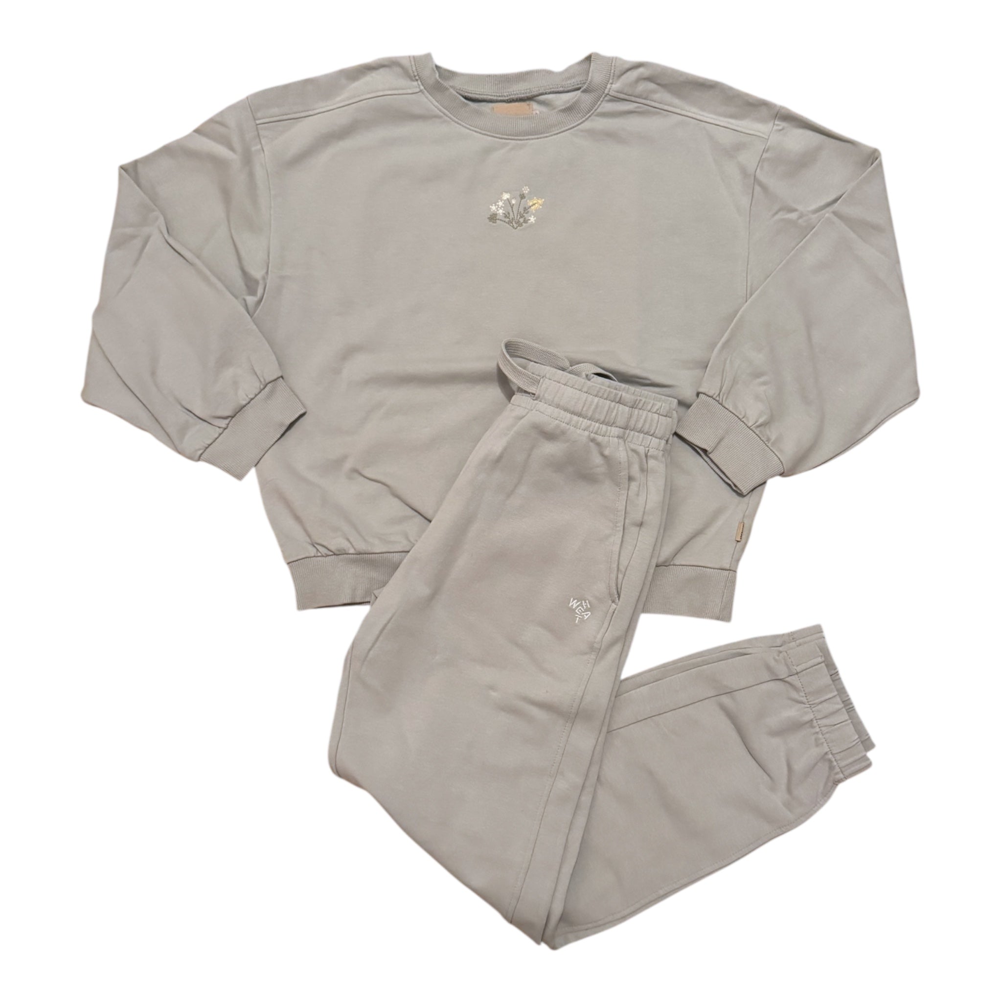 Prelove Secondhand Mädchen Sweatshirt & Hose Set Wheat Gr. 128