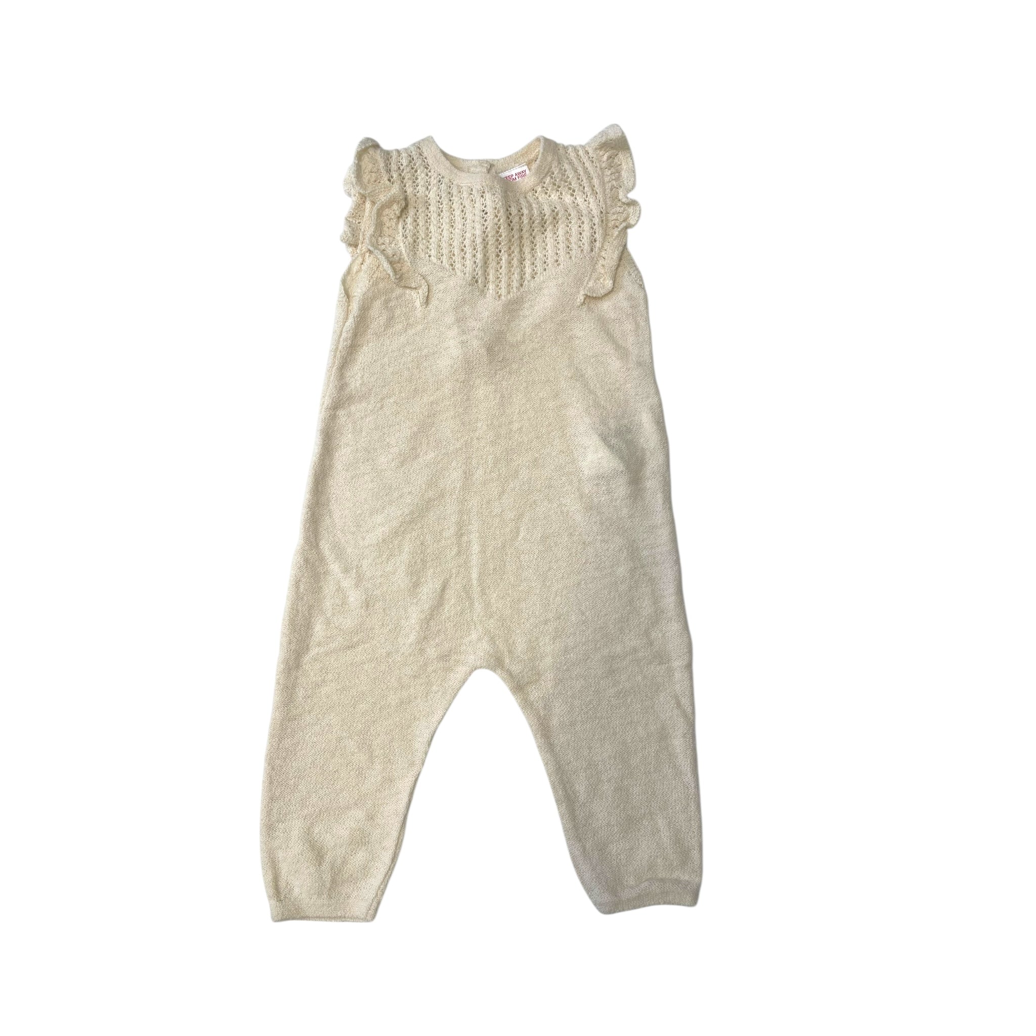 Prelove secondhand baby Mädchen Jamper creme 80 zara