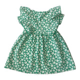 Prelove secondhand baby Mädchen Kleid weiß Grün 86 Zara