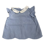 Prelove secondhand baby blue Mädchen t-shirt 69 Jacadi 