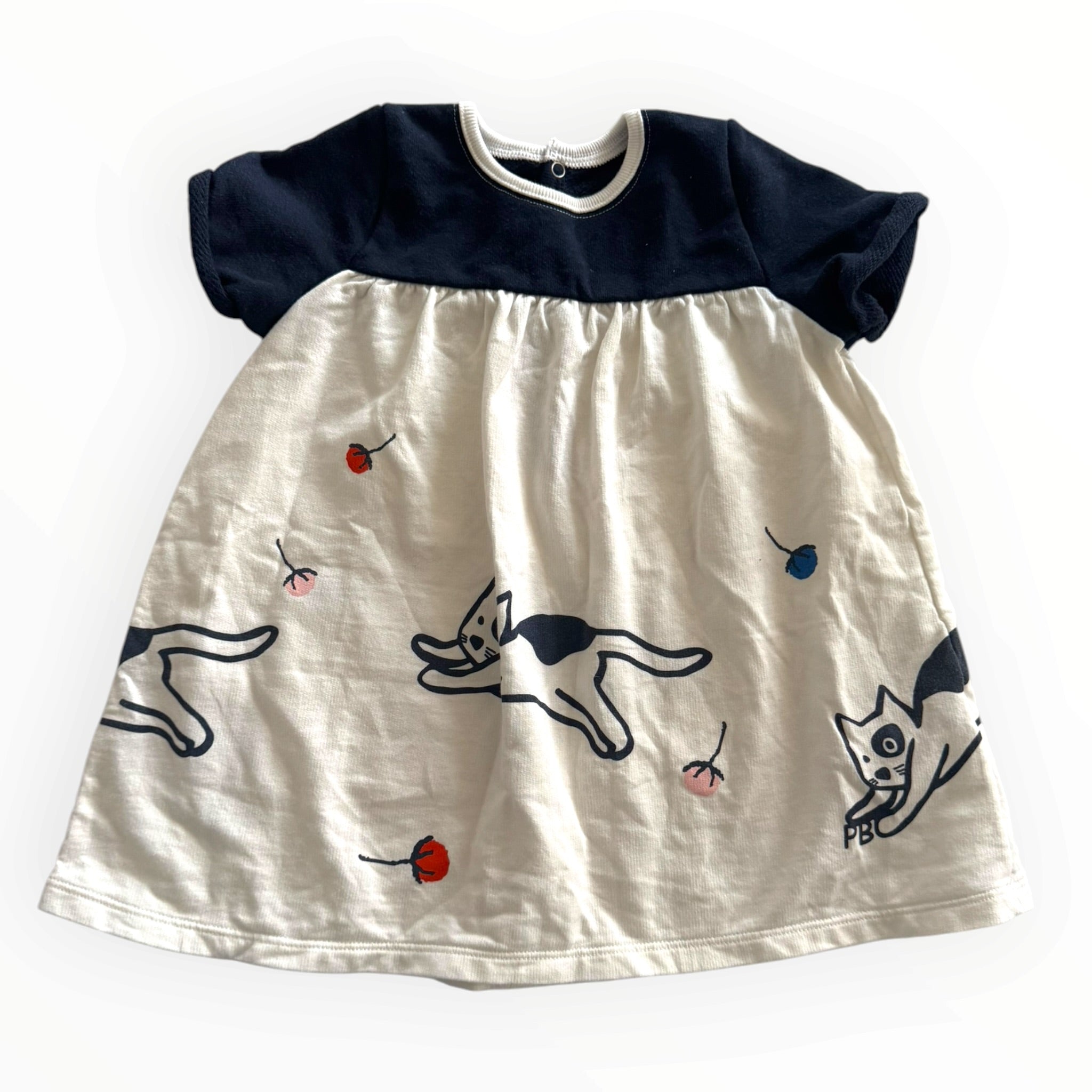 Prelove Secondhand Baby Kleid Kitty Petit BateauGr. 80