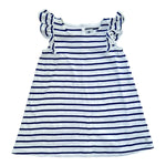 Prelove Kinder Secondhand Baumwoll Kleid Petit Bateau Gr. 110