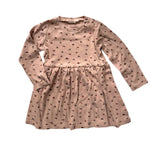 Preloved Langarm Kleid gerippt Wheat Gr. 92