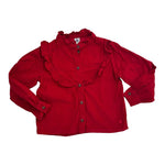 Prelove Mädchen Shirt Cord Rot Petit Bateau Gr. 128