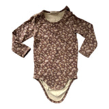 Baby Organic Flowers Body Brown (86)