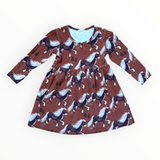 Prelove Organic Langarm Kleid Walkiddy Gr. 104