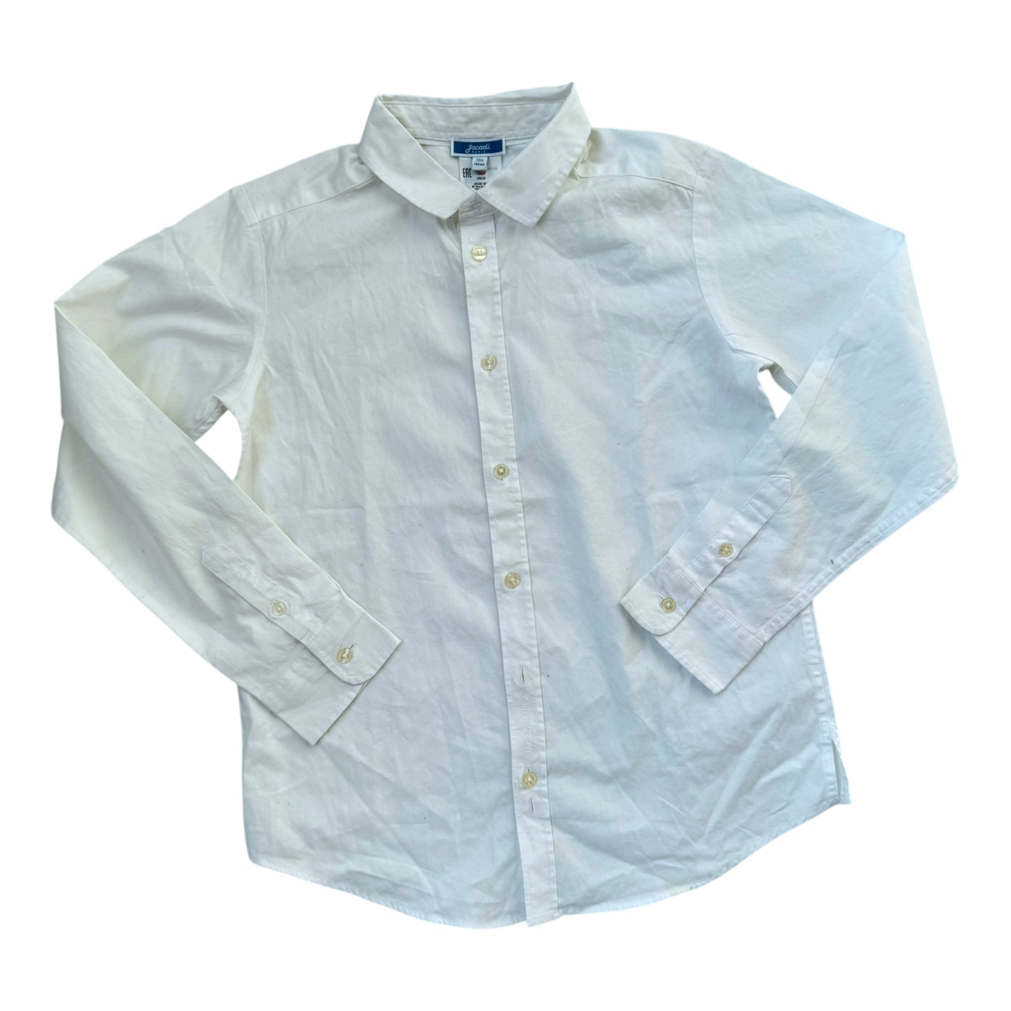 Prelove Kinder Secondhand Hemd Jacadi Paris Gr. 140