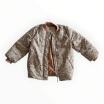 Prelove Secondhand gefütterte Steppjacke Flowers Wheat Gr. 104
