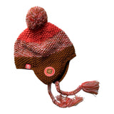 Strickmütze Sand Pompom Rose (6-12y)