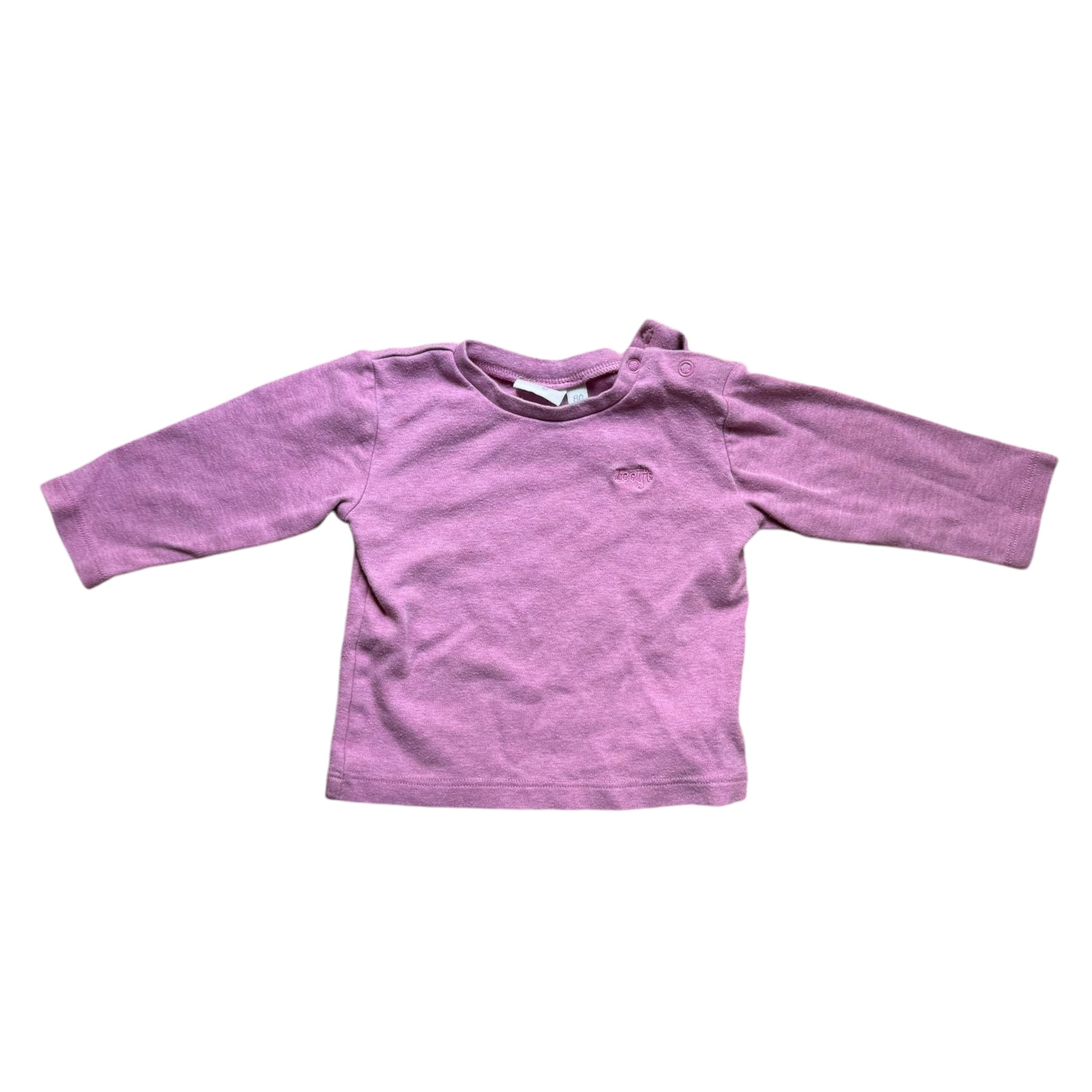 Gebrauchtes Baby Shirt Feetje rosa Größe 80