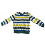 Gebrauchtes Kinder Sweatshirt Clour Block Streifen Größe 110/116