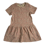 Kurzarm Kleid Flowers (86)